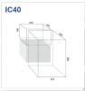 Компрессорный автохолодильник ICE CUBE IC40 чёрный (12/24/110/220V)